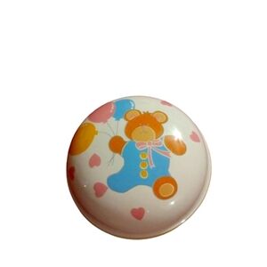 Mikasa Party Bears-CC101 High Fired Ironstone Perma-Sealed Ceramic Trinket Box